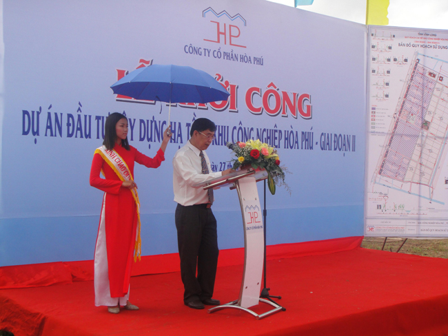 Ông Võ Chí Luận, Tổng giám đốc Cty CP Hòa Phú