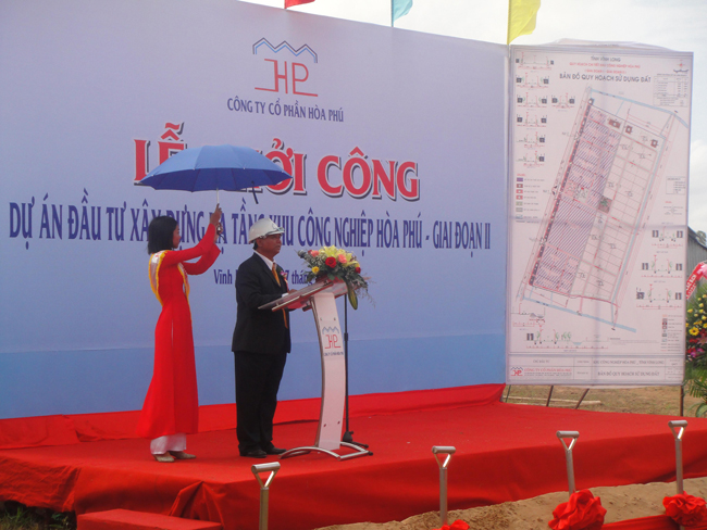 Ông Tống Thanh Hùng, Giám đốc Cty CP ĐT XD Phước Thịnh
